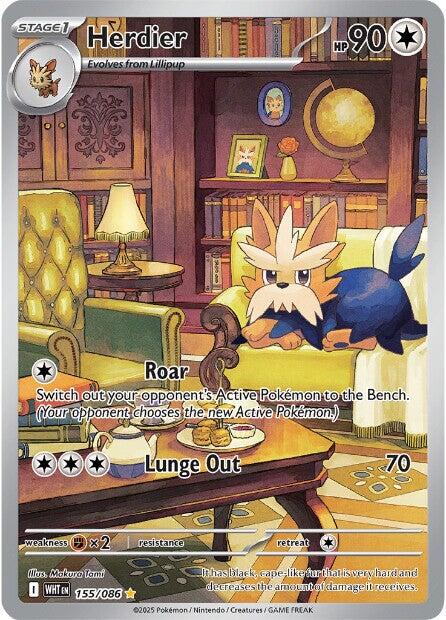 Herdier (155/086) [Scarlet & Violet: White Flare] | Gamers Paradise
