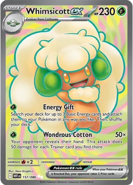 Whimsicott ex (157/086) [Scarlet & Violet: White Flare] | Gamers Paradise