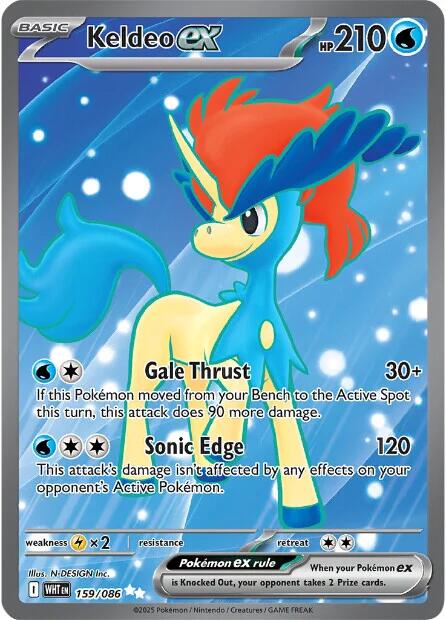 Keldeo ex (159/086) [Scarlet & Violet: White Flare] | Gamers Paradise