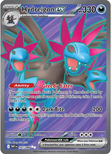 Hydreigon ex (161/086) [Scarlet & Violet: White Flare] | Gamers Paradise