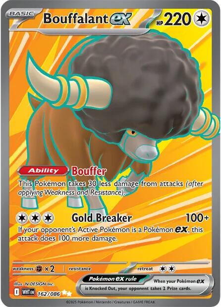 Bouffalant ex (162/086) [Scarlet & Violet: White Flare] | Gamers Paradise