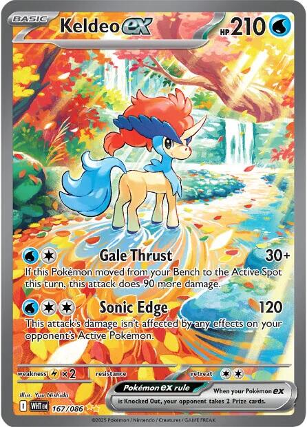 Keldeo ex (167/086) [Scarlet & Violet: White Flare] | Gamers Paradise