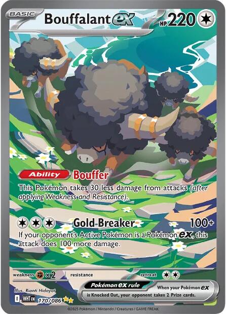 Bouffalant ex (170/086) [Scarlet & Violet: White Flare] | Gamers Paradise