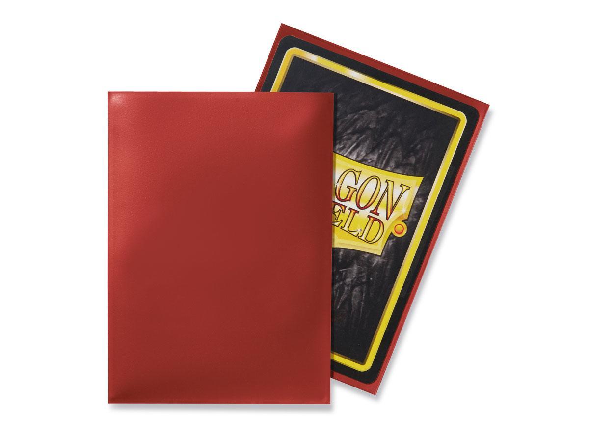 Dragon Shield: Standard 100ct Sleeves - Red (Classic) | Gamers Paradise