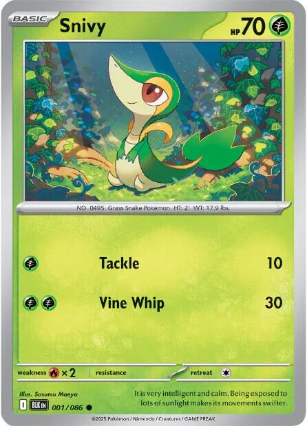 Snivy (001/086) [Scarlet & Violet: Black Bolt] | Gamers Paradise
