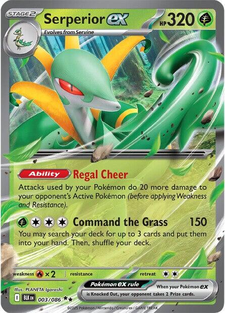 Serperior ex (003/086) [Scarlet & Violet: Black Bolt] | Gamers Paradise