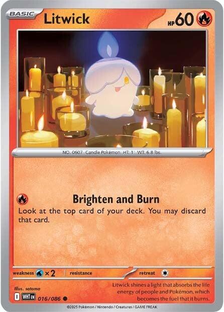 Litwick (016/086) [Scarlet & Violet: White Flare] | Gamers Paradise