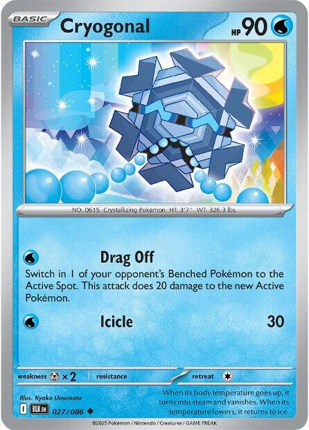 Cryogonal (027/086) [Scarlet & Violet: Black Bolt] | Gamers Paradise