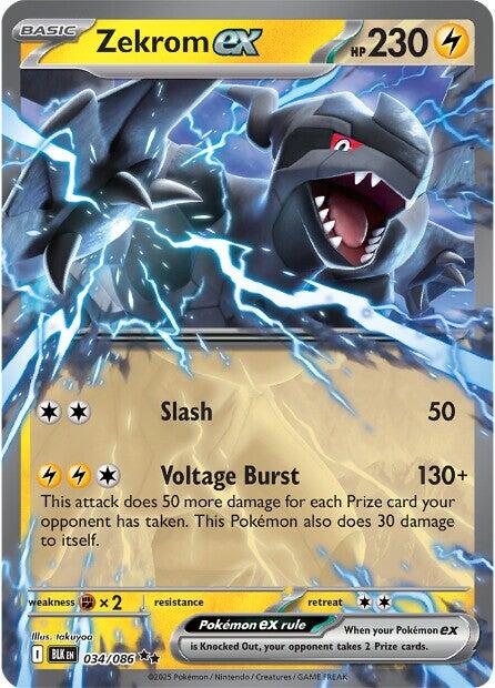Zekrom ex (034/086) [Scarlet & Violet: Black Bolt] | Gamers Paradise