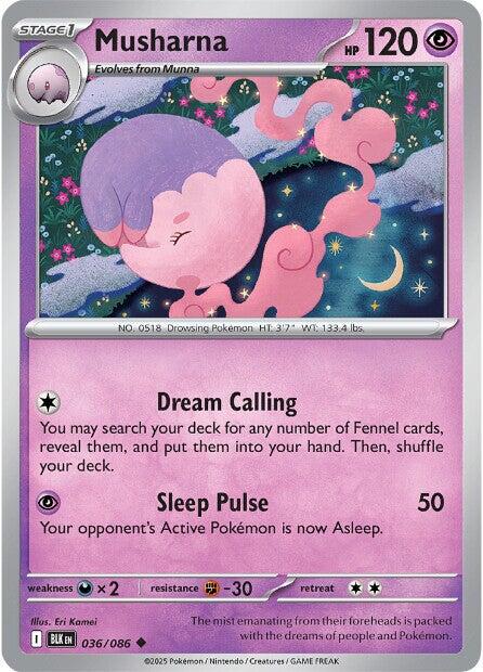 Musharna (036/086) [Scarlet & Violet: Black Bolt] | Gamers Paradise