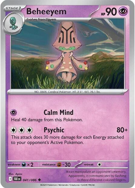 Beheeyem (041/086) [Scarlet & Violet: Black Bolt] | Gamers Paradise