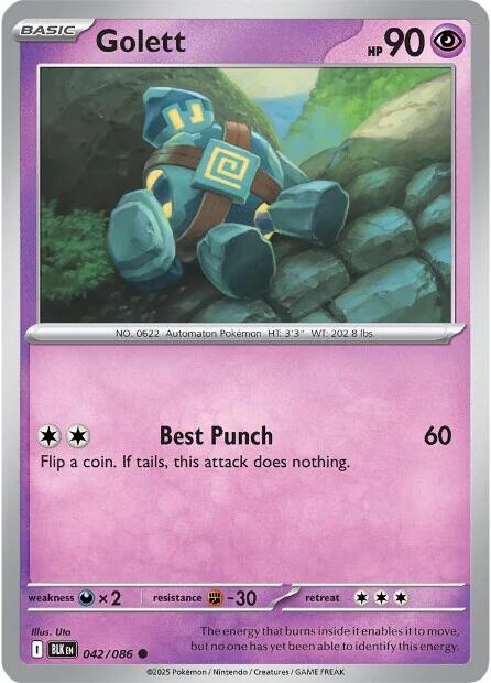 Golett (042/086) [Scarlet & Violet: Black Bolt] | Gamers Paradise