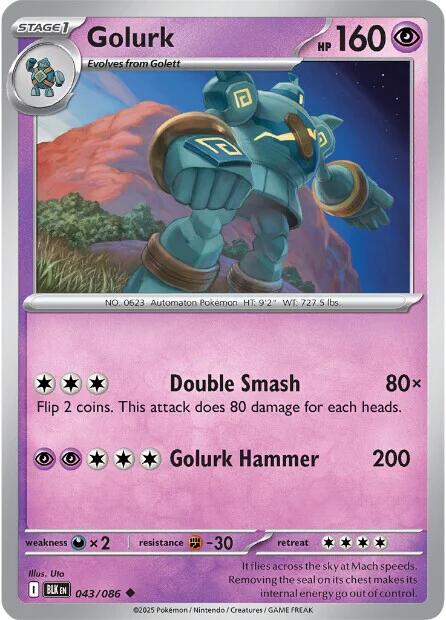 Golurk (043/086) [Scarlet & Violet: Black Bolt] | Gamers Paradise