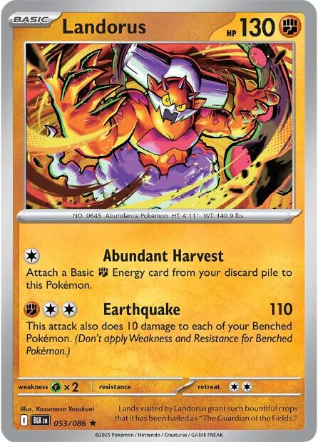 Landorus (053/086) [Scarlet & Violet: Black Bolt] | Gamers Paradise