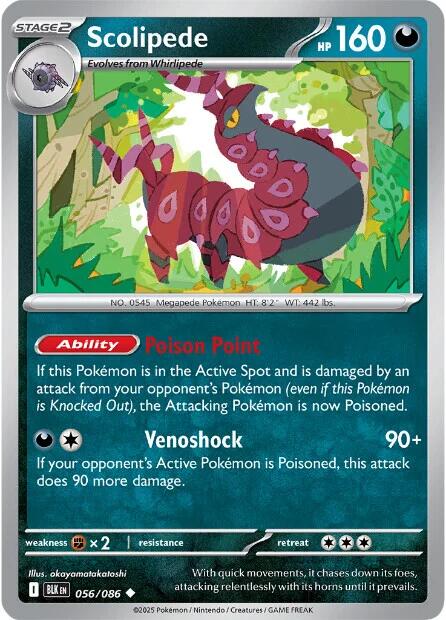 Scolipede (056/086) [Scarlet & Violet: Black Bolt] | Gamers Paradise