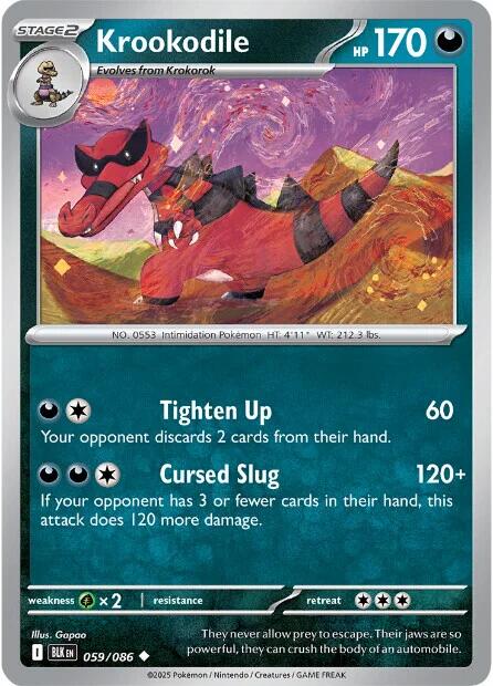Krookodile (059/086) [Scarlet & Violet: Black Bolt] | Gamers Paradise