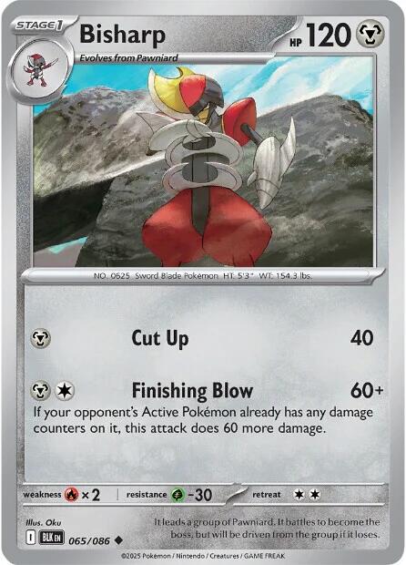Bisharp (065/086) [Scarlet & Violet: Black Bolt] | Gamers Paradise