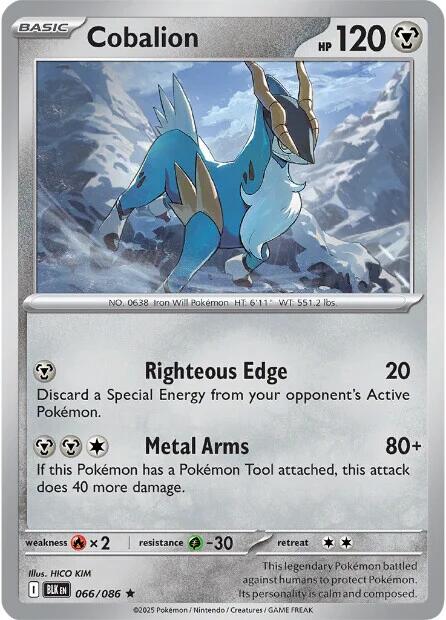 Cobalion (066/086) [Scarlet & Violet: Black Bolt] | Gamers Paradise