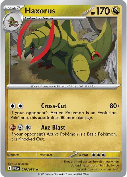 Haxorus (070/086) [Scarlet & Violet: Black Bolt] | Gamers Paradise