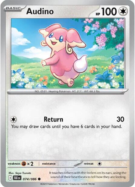 Audino (074/086) [Scarlet & Violet: Black Bolt] | Gamers Paradise