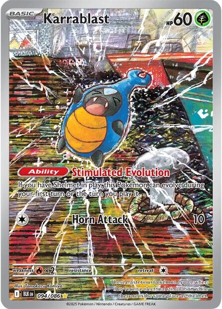 Karrablast (094/086) [Scarlet & Violet: Black Bolt] | Gamers Paradise
