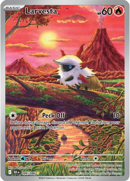 Larvesta (099/086) [Scarlet & Violet: Black Bolt] | Gamers Paradise