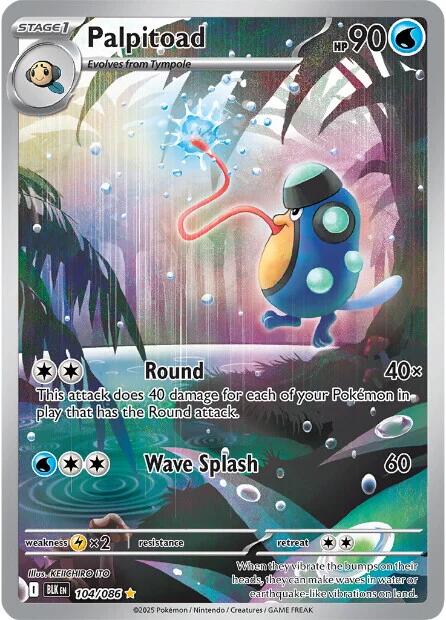 Palpitoad (104/086) [Scarlet & Violet: Black Bolt] | Gamers Paradise