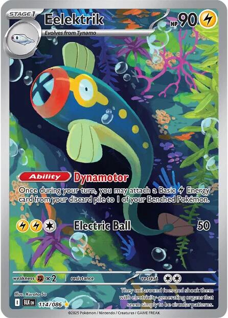 Eelektrik (114/086) [Scarlet & Violet: Black Bolt] | Gamers Paradise