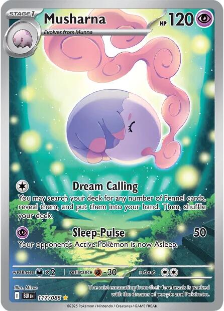 Musharna (117/086) [Scarlet & Violet: Black Bolt] | Gamers Paradise