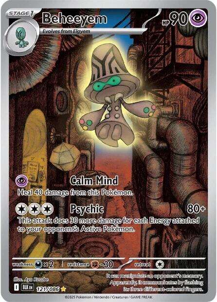 Beheeyem (121/086) [Scarlet & Violet: Black Bolt] | Gamers Paradise