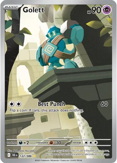 Golett (122/086) [Scarlet & Violet: Black Bolt] | Gamers Paradise
