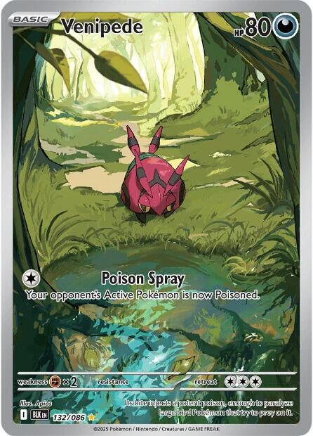 Venipede (132/086) [Scarlet & Violet: Black Bolt] | Gamers Paradise