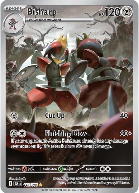 Bisharp (143/086) [Scarlet & Violet: Black Bolt] | Gamers Paradise