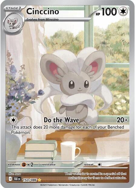 Cinccino (153/086) [Scarlet & Violet: Black Bolt] | Gamers Paradise