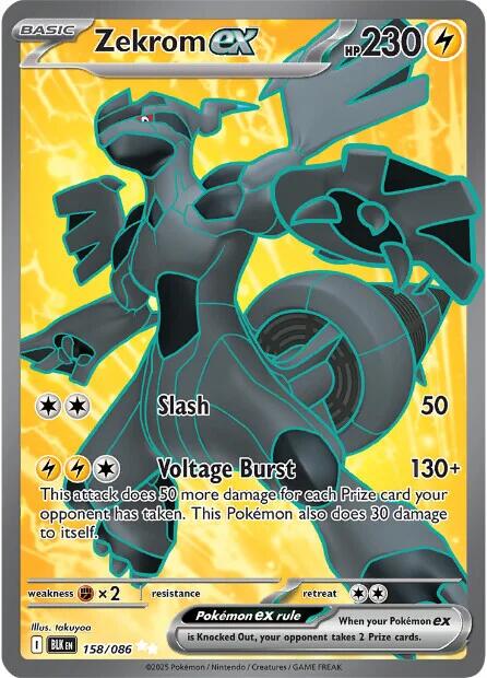 Zekrom ex (158/086) [Scarlet & Violet: Black Bolt] | Gamers Paradise