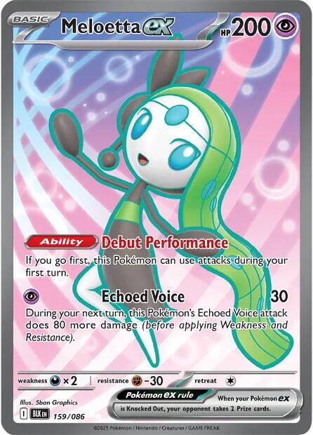 Meloetta ex (159/086) [Scarlet & Violet: Black Bolt] | Gamers Paradise