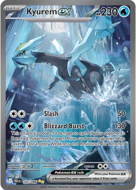 Kyurem ex (165/086) [Scarlet & Violet: Black Bolt] | Gamers Paradise