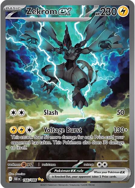 Zekrom ex (166/086) [Scarlet & Violet: Black Bolt] | Gamers Paradise