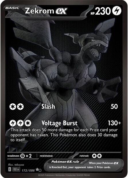Zekrom ex (172/086) [Scarlet & Violet: Black Bolt] | Gamers Paradise