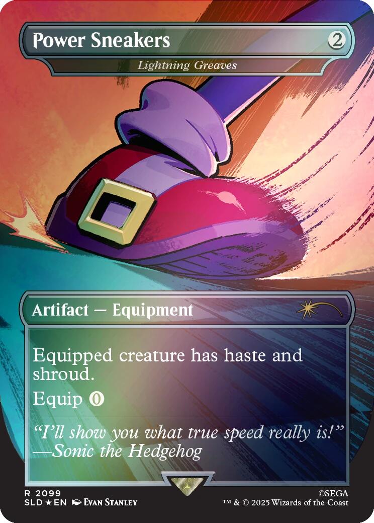 Power Sneakers - Lightning Greaves (Rainbow Foil) [Secret Lair Drop Series] | Gamers Paradise
