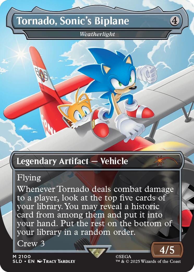 Tornado, Sonic's Biplane - Weatherlight [Secret Lair Drop Series] | Gamers Paradise