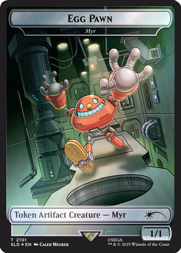 Egg Pawn - Myr Token (Rainbow Foil) [Secret Lair Drop Series] | Gamers Paradise
