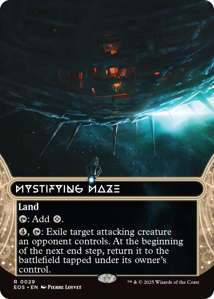 Mystifying Maze (0029) (Borderless) [Edge of Eternities: Stellar Sights] | Gamers Paradise
