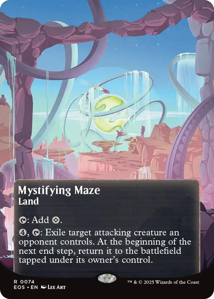 Mystifying Maze (0074) (Borderless) [Edge of Eternities: Stellar Sights] | Gamers Paradise