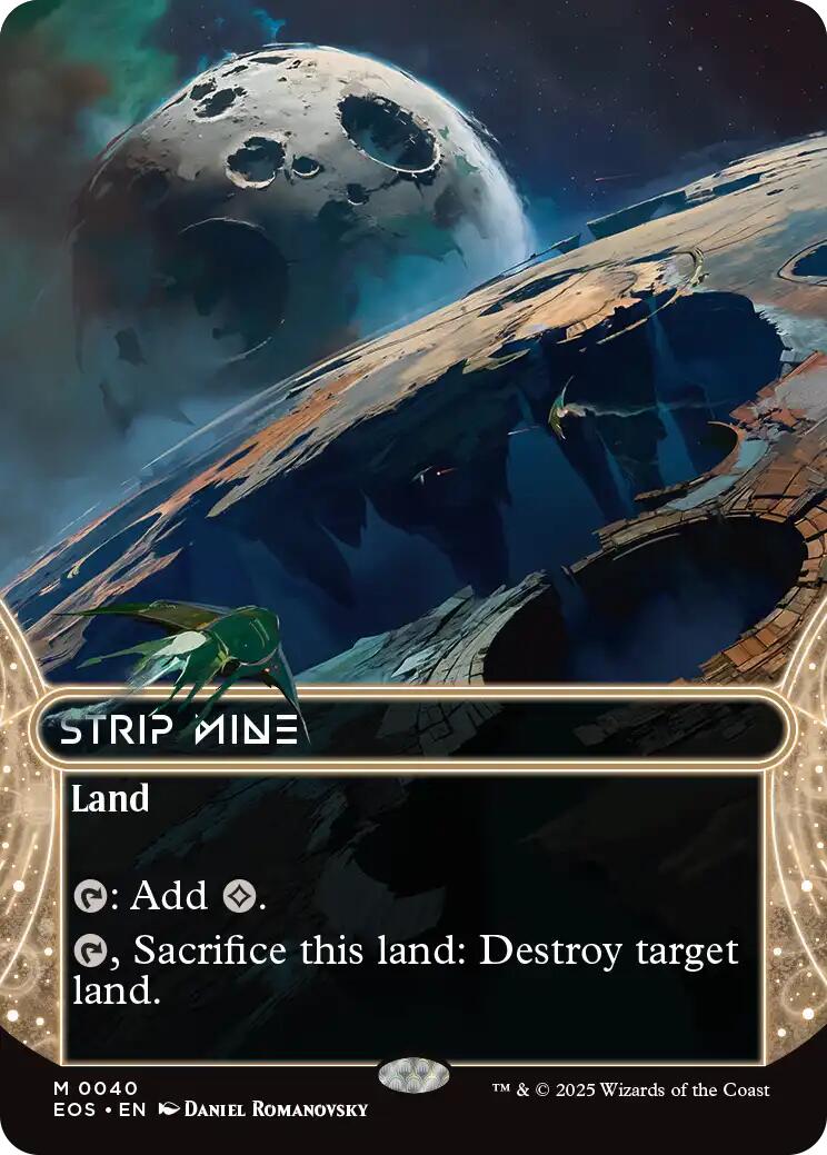 Strip Mine (0040) (Borderless) [Edge of Eternities: Stellar Sights] | Gamers Paradise