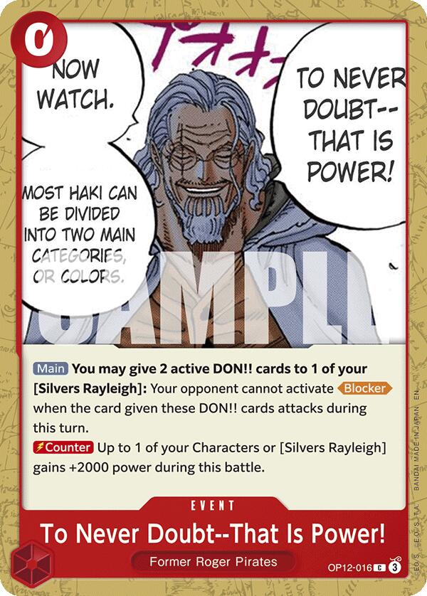 To Never Doubt--That Is Power! [Legacy of the Master] | Gamers Paradise