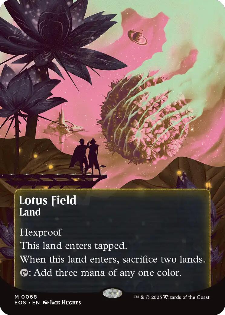 Lotus Field (0068) (Borderless) [Edge of Eternities: Stellar Sights] | Gamers Paradise