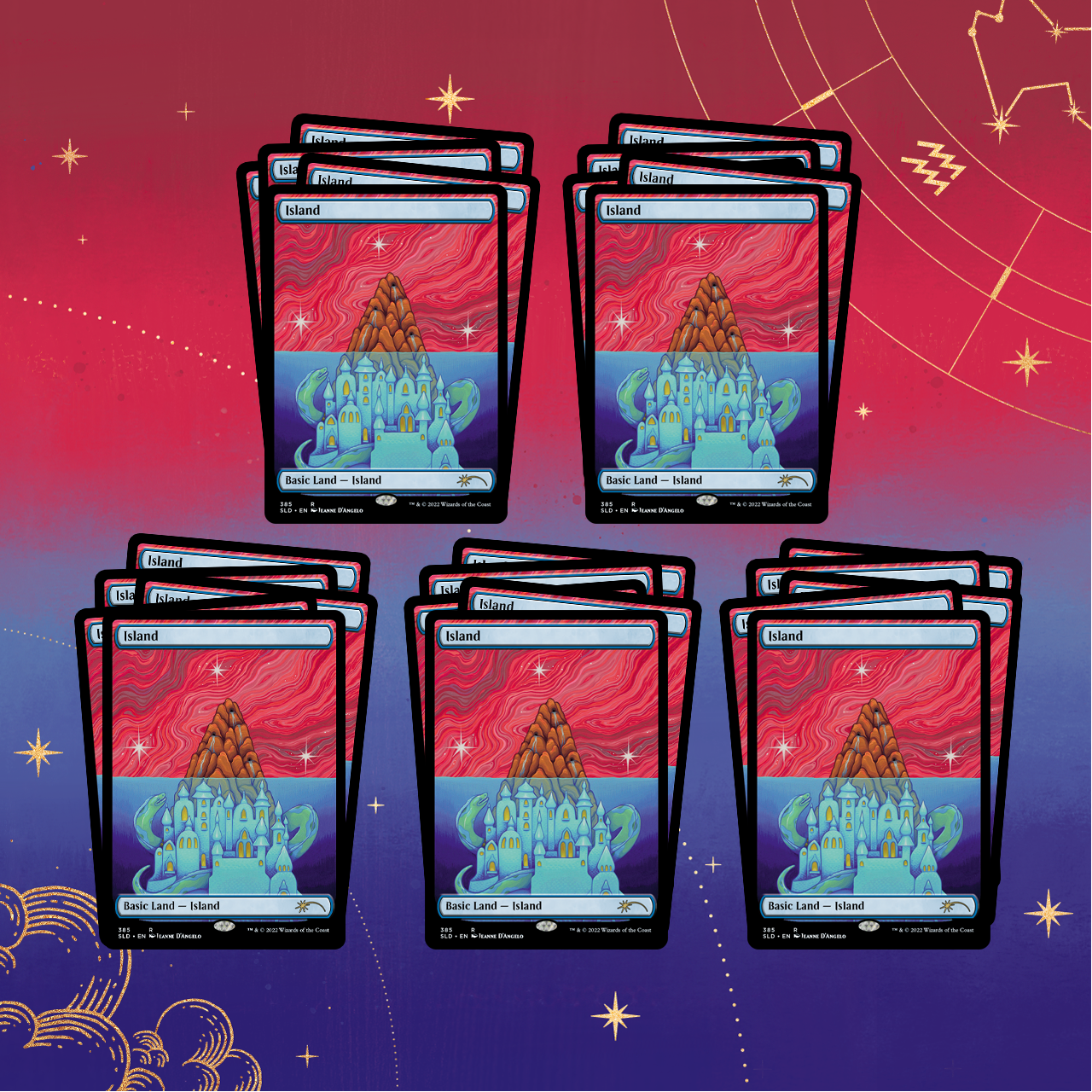 Secret Lair: Drop Series - The Astrology Lands (Aquarius Bundle - Non-Foil) | Gamers Paradise