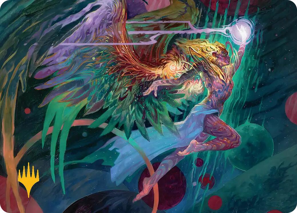 Exalted Sunborn Art Card (Gold-Stamped Signature) [Edge of Eternities Art Series] | Gamers Paradise