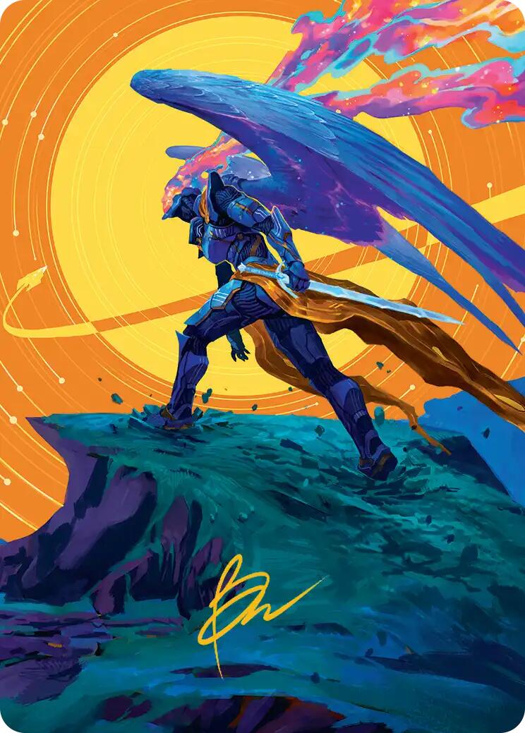 Astelli Reclaimer Art Card (Gold-Stamped Signature) [Edge of Eternities Art Series] | Gamers Paradise